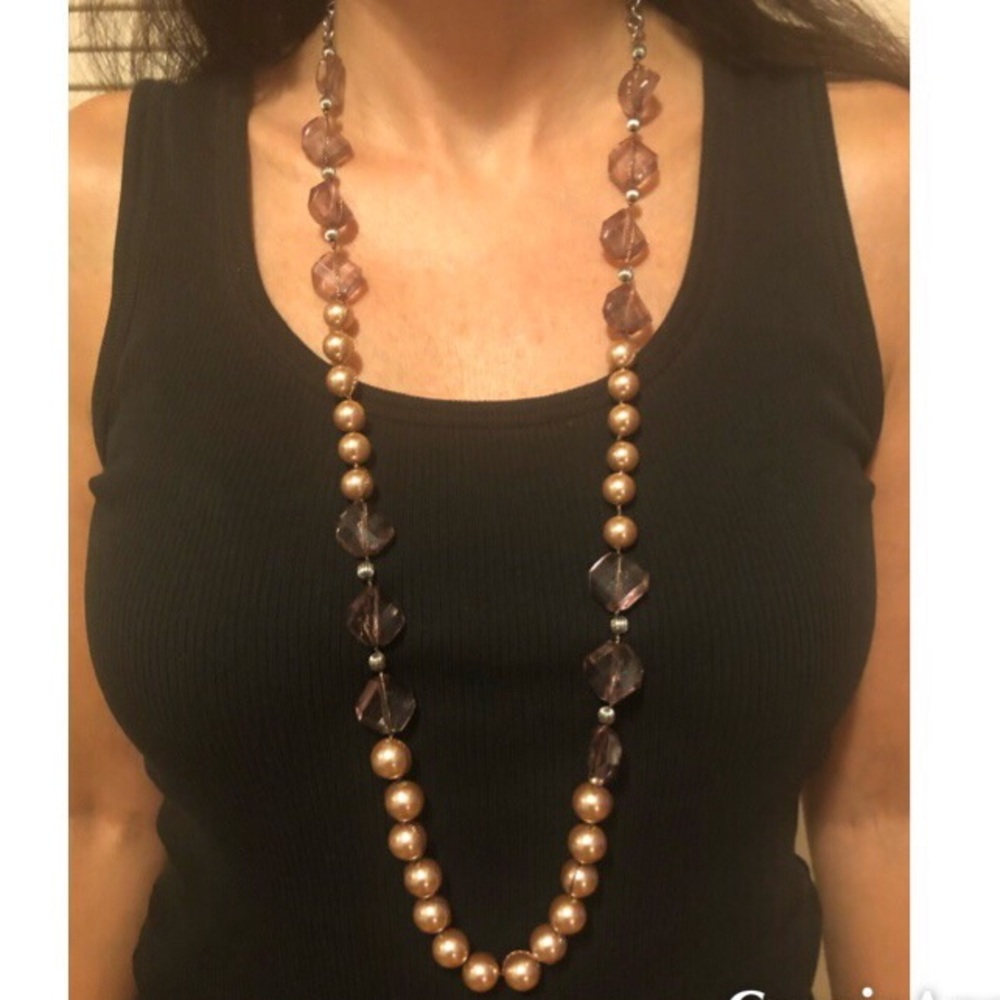 LOFT long beaded necklace!